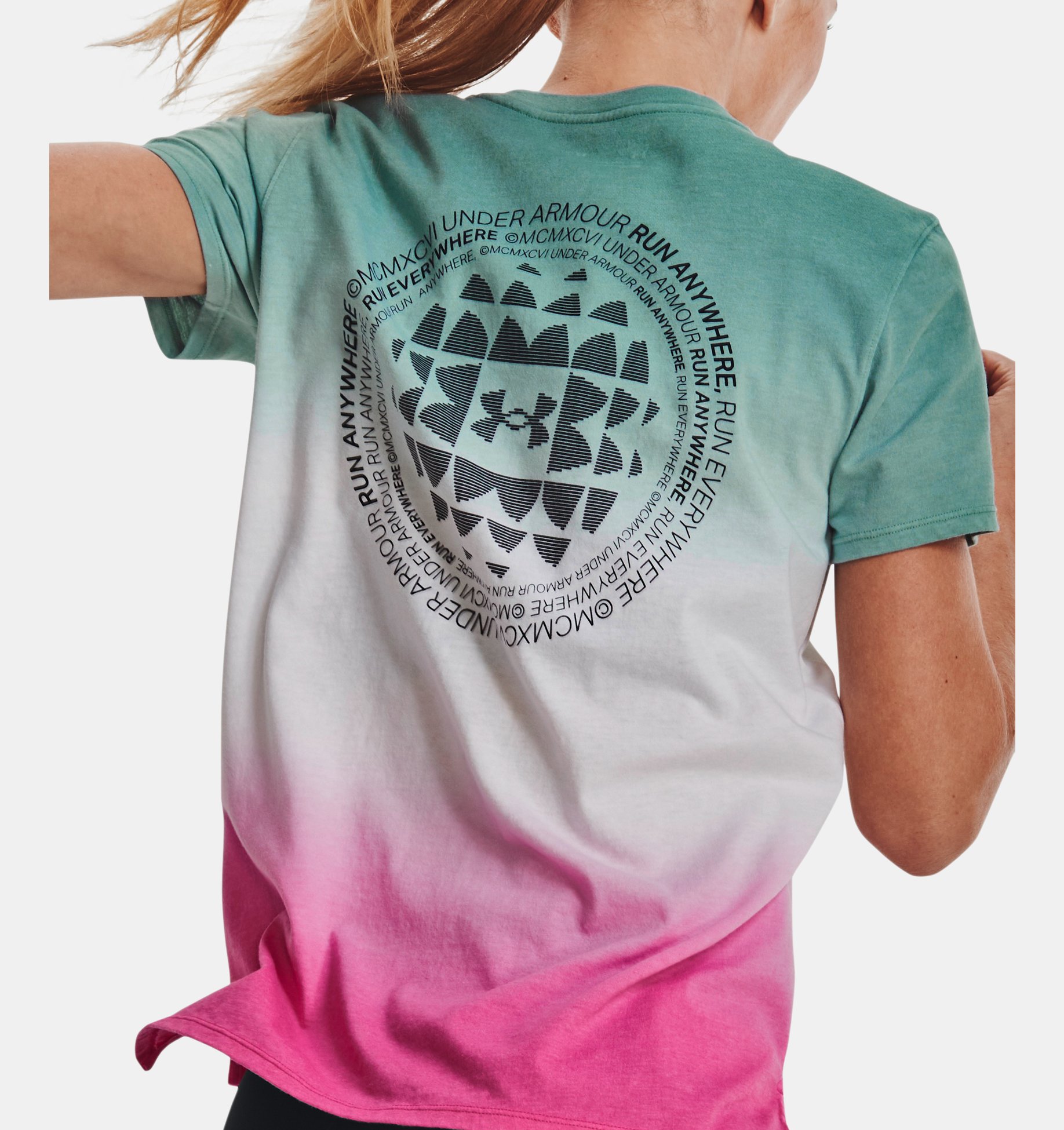 Remera manga corta UA Run Anywhere Short Sleeve para mujer image number 2