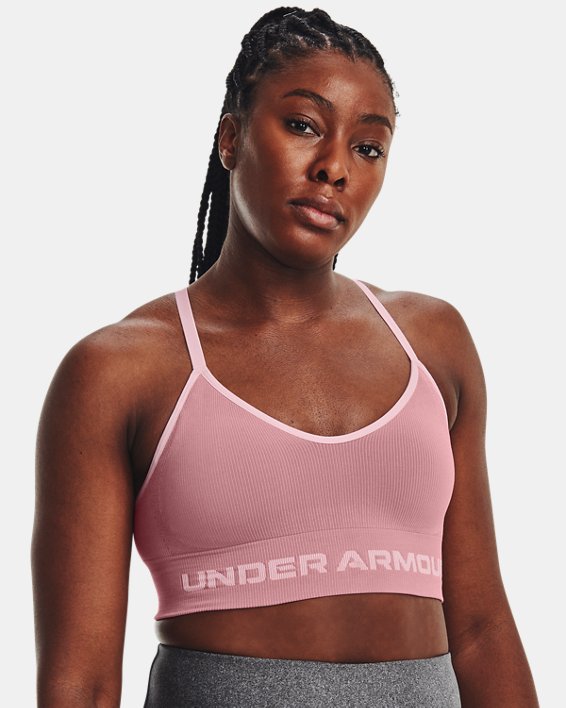 UA Seamless Low Long Rib-PNK