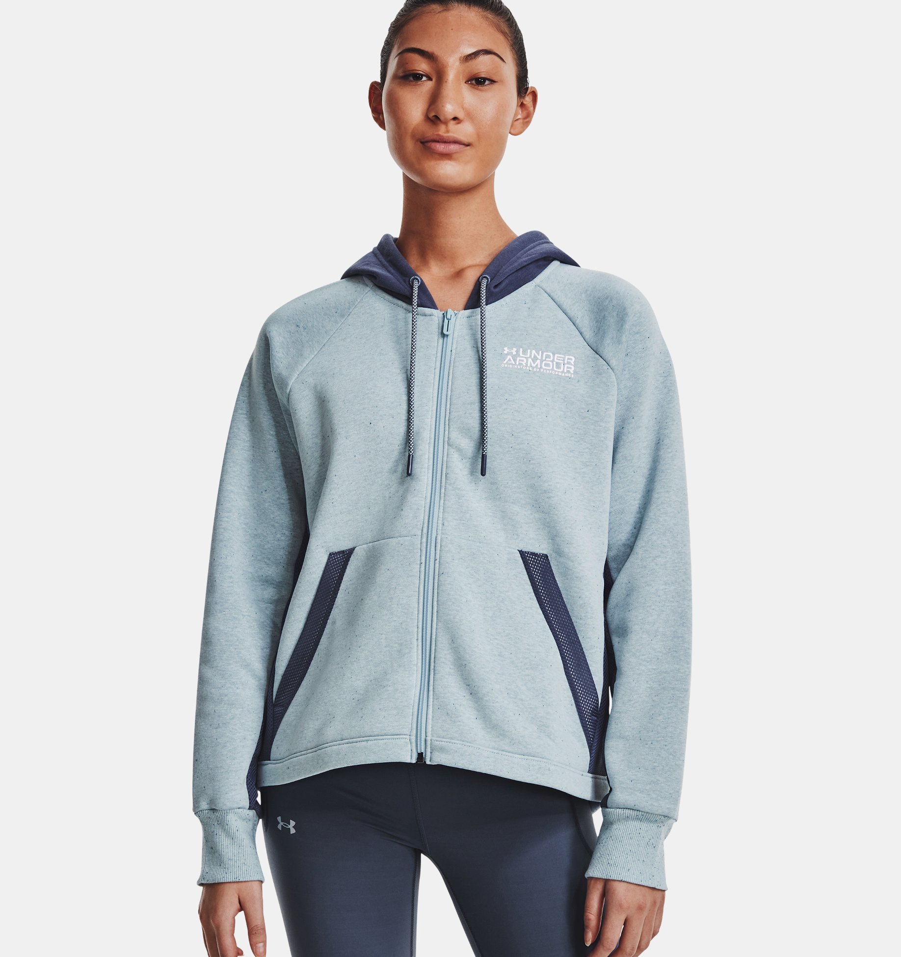 Rival + FZ Hoodie-BLU,XS