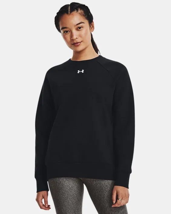 UA W Rival Fleece Crew image number 0