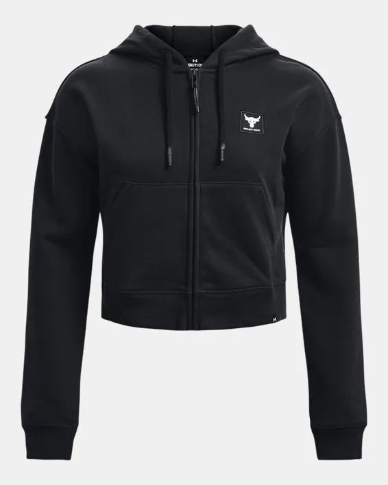 Buzo Project Rock Heavyweight Terry Full-Zip para Mujer image number 4