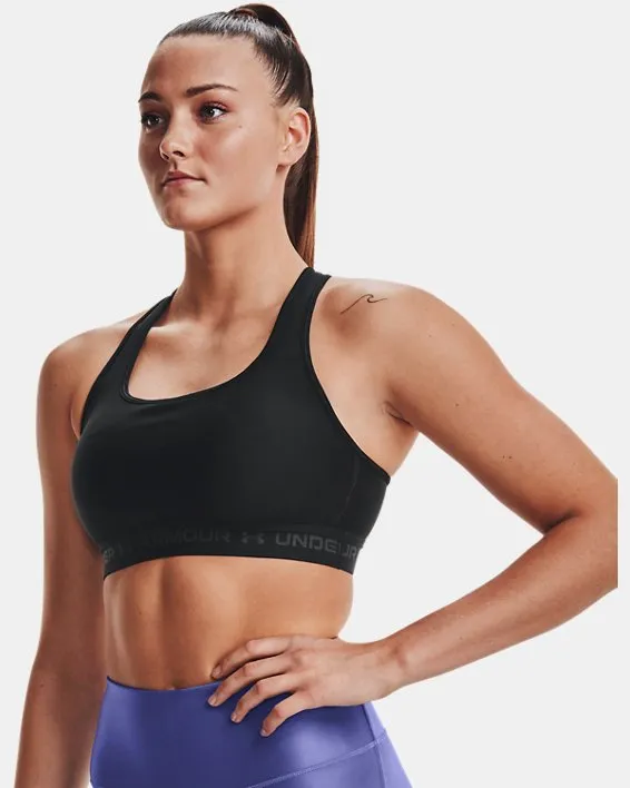 UA Crossback Mid Bra image number 2