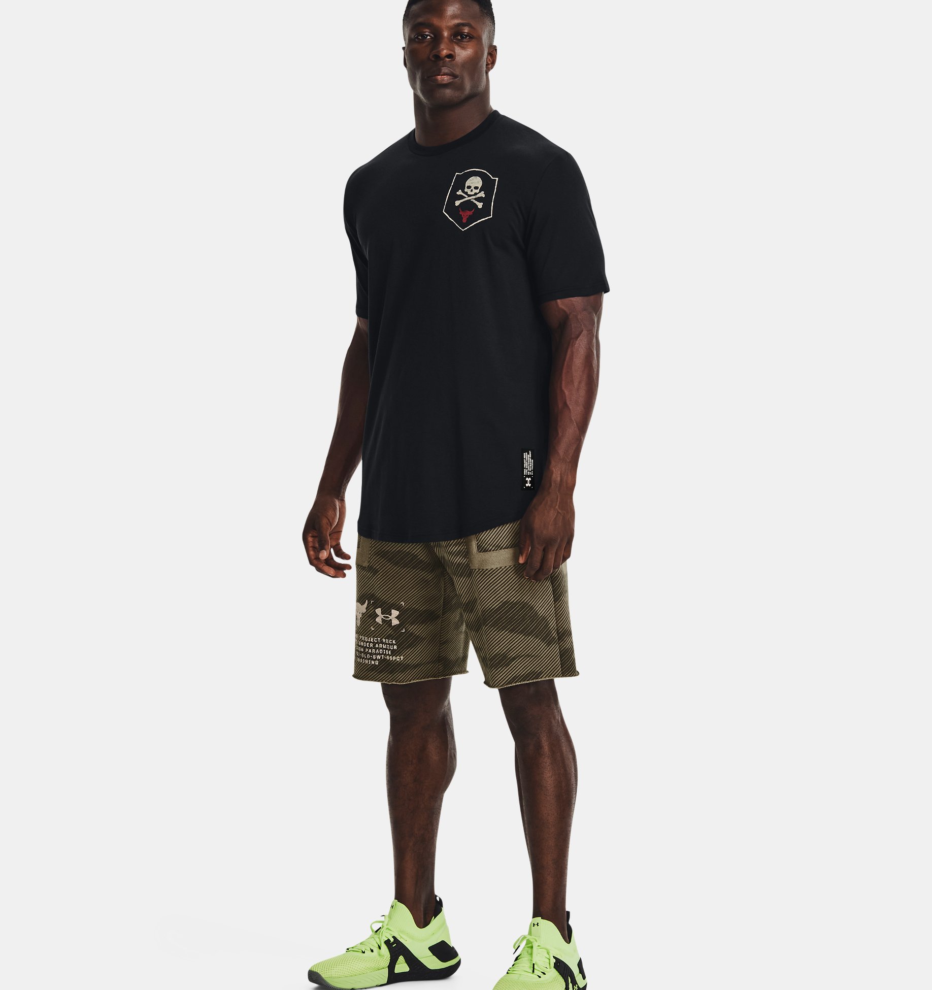 Remera UA Project Rock 100 Percent para hombre image number 2