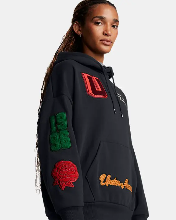 Buzo con capucha Icon Heavyweight Terry Armour U para Mujer image number 3