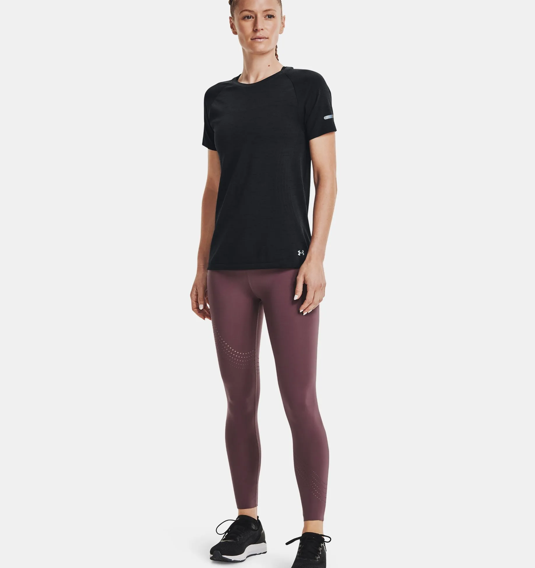 Remera UA Seamless Run para mujer image number 2