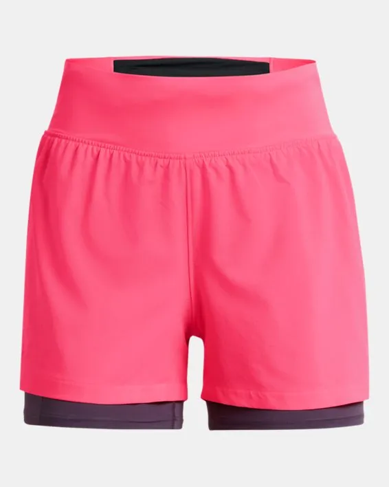 Short UA RUN STAMINA 2IN1 para Mujer image number 8