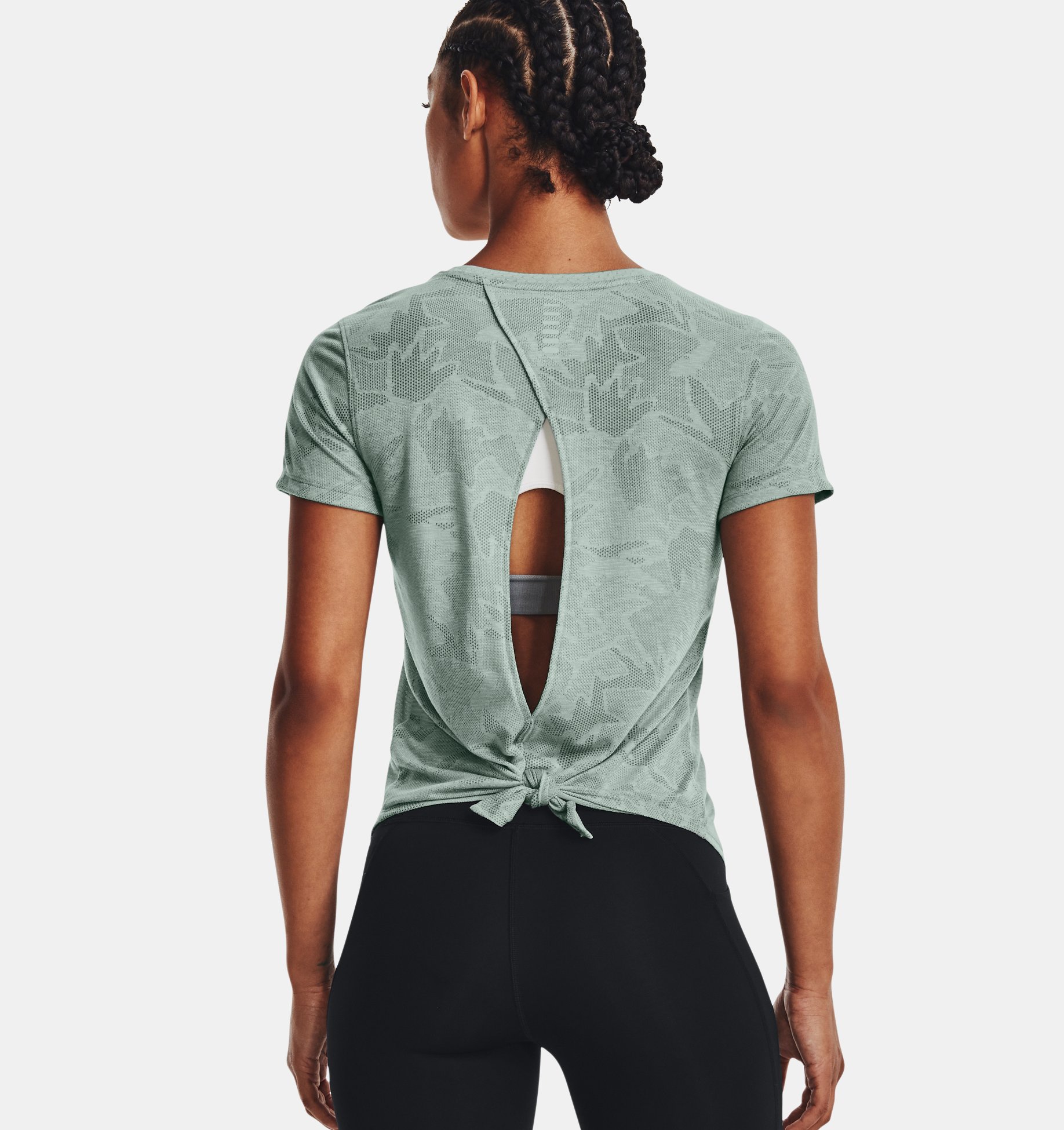 Remera de running UA Streaker SnowCloud para mujer