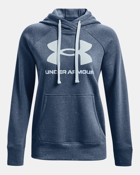Rival Fleece Logo Hoodie-BLU,XS image number 4