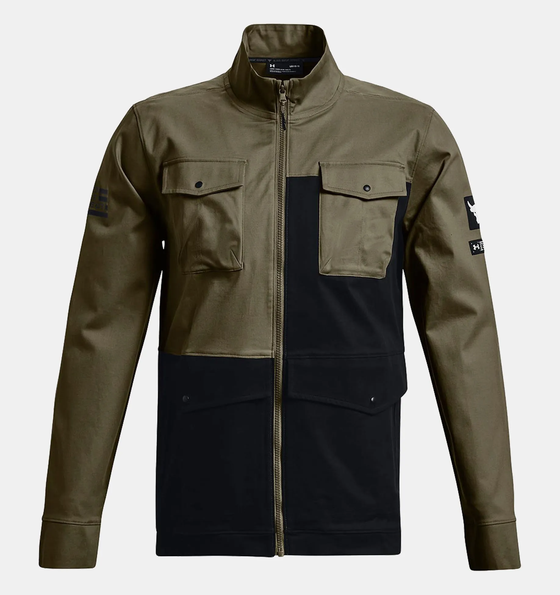 Campera con cierre UA Project Rock para hombre image number 4