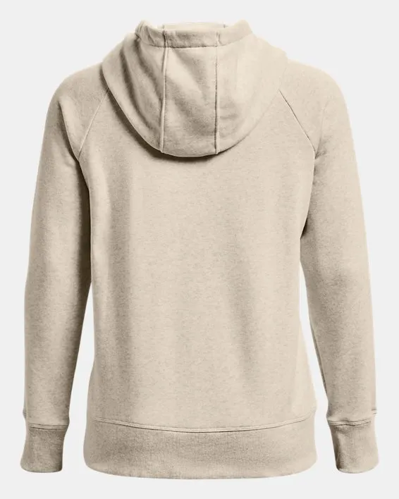 Buzo con capucha UA Rival Fleece Logo para mujer image number 5