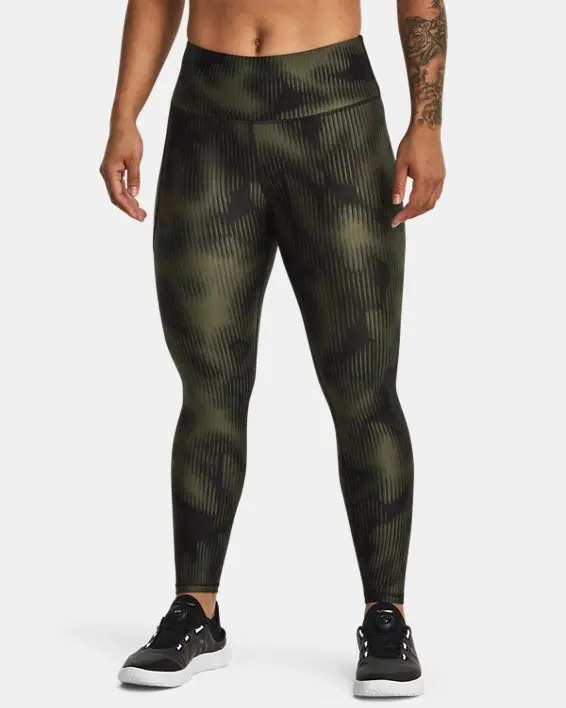Leggings HeatGear® Armour No-Slip Waistband Printed Ankle para mujer image number 0