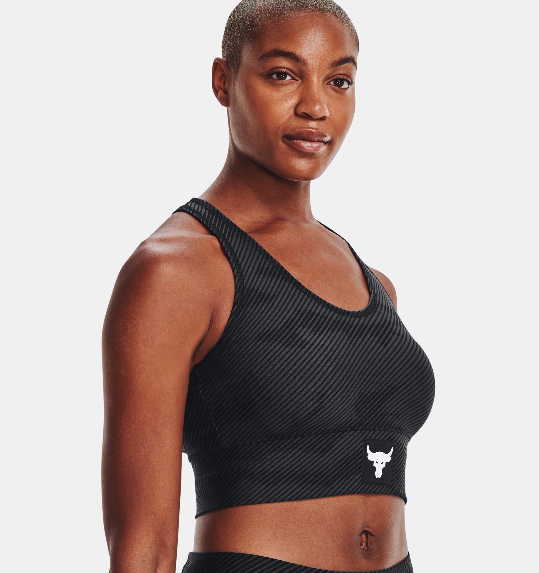 Bra deportivo UA Project Rock HeatGear® para mujer image number 2