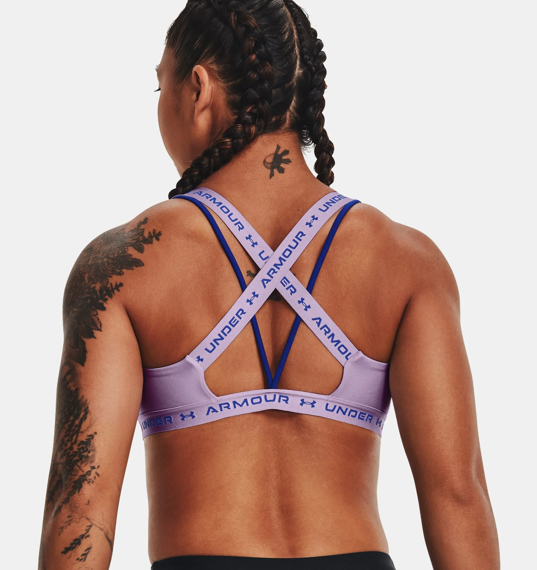 Bra deportivo UA Crossback Low para mujer image number 1