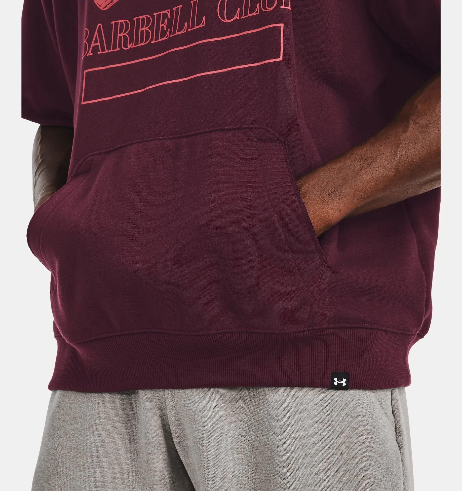 Buzo manga corta Project Rock Iron Paradise Heavyweight Terry Crew para Hombre image number 6