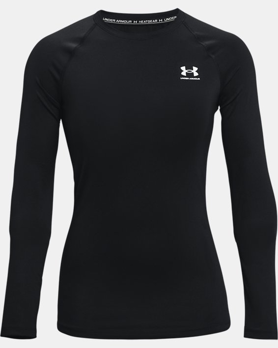 Camiseta de manga larga de compresión HeatGear® para mujer image number 4
