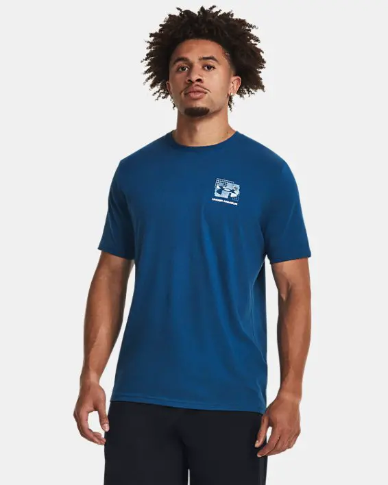 UA OUTDOOR TEAR GRID SS ARG-BLU,XL image number 0