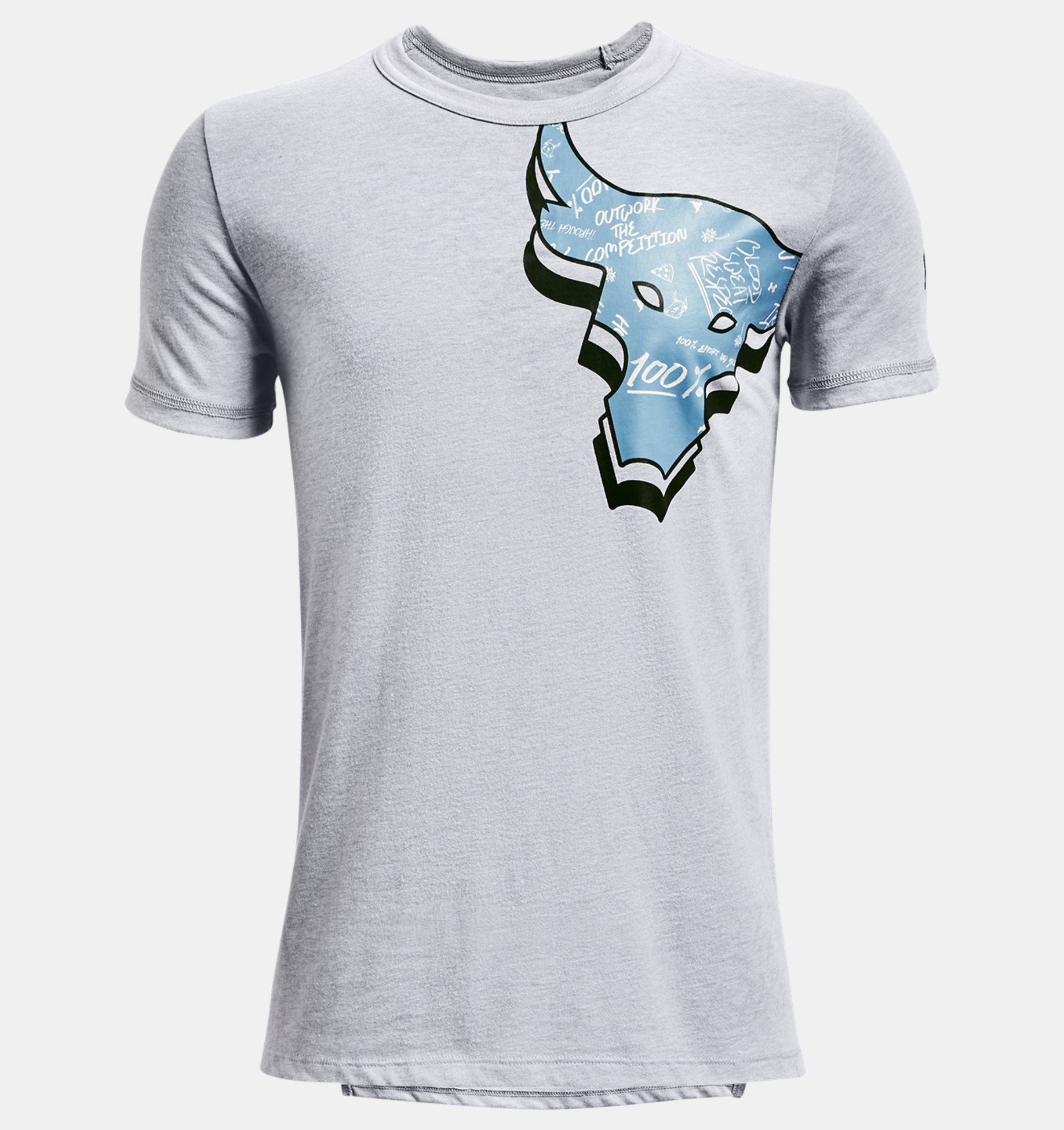Remera UA Project Rock SMS SS para niños