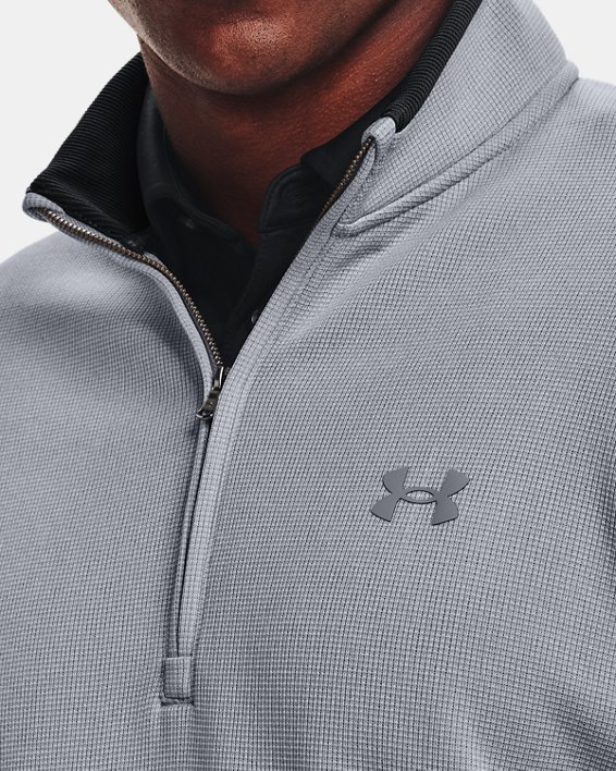Sweater UA Storm  &frac12; Zip para Hombre image number 3