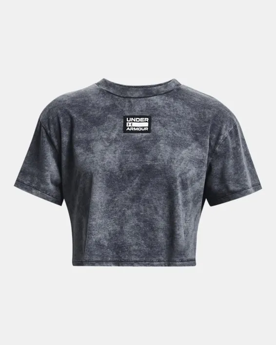 Remera de Entrenamiento Logo Washed Woven para Mujer image number 3