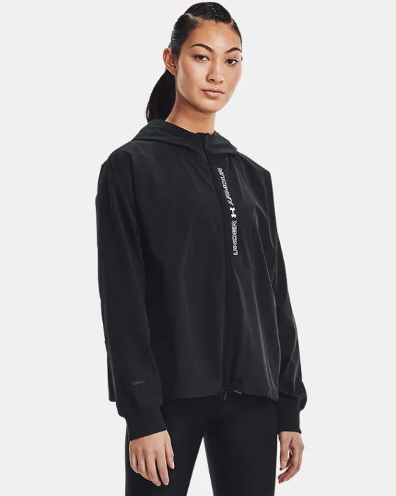 Rompeviento de Entrenamiento Woven Full-Zip para Mujer image number 0