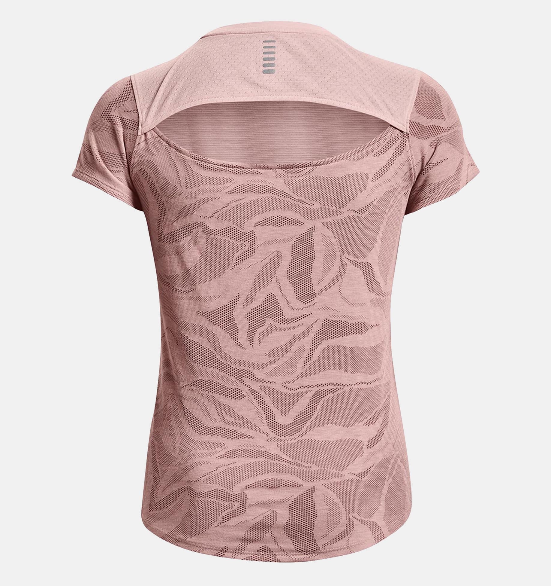 UA Streaker Jacquard Tee-PNK,XS image number 5