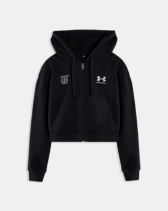 Buzo crop con capucha TINI Full-Zip Unisex