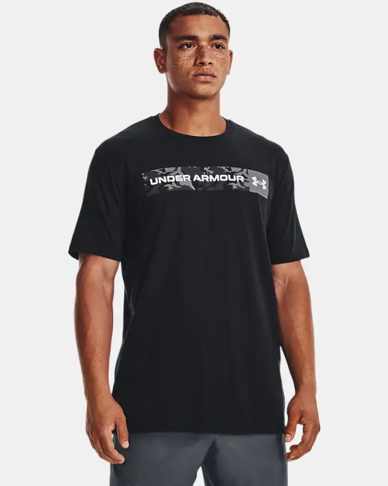 UA M CAMO CHEST STRIPE SS image number 0