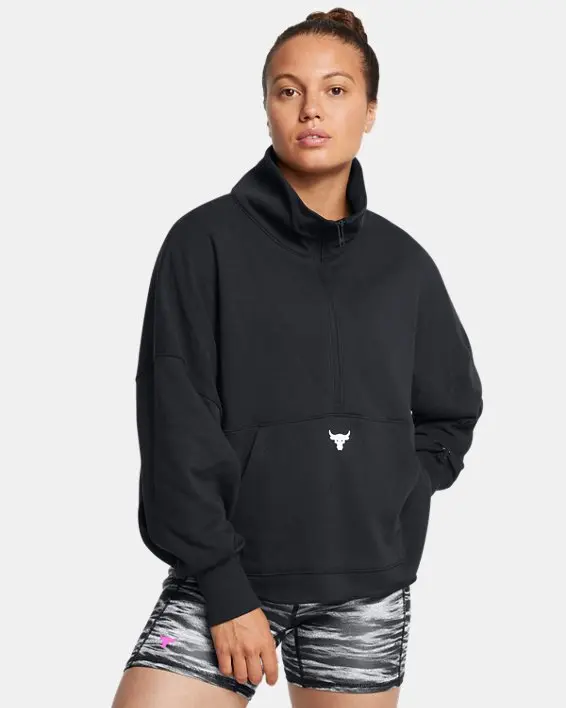 Buzo de entrenamiento Project Rock ½ Zip para mujer