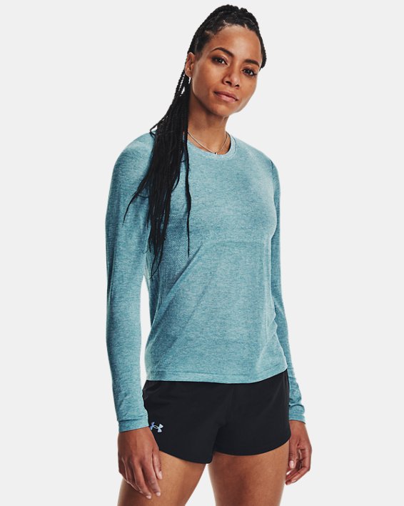 Remera manga larga UA Seamless Stride para Mujer