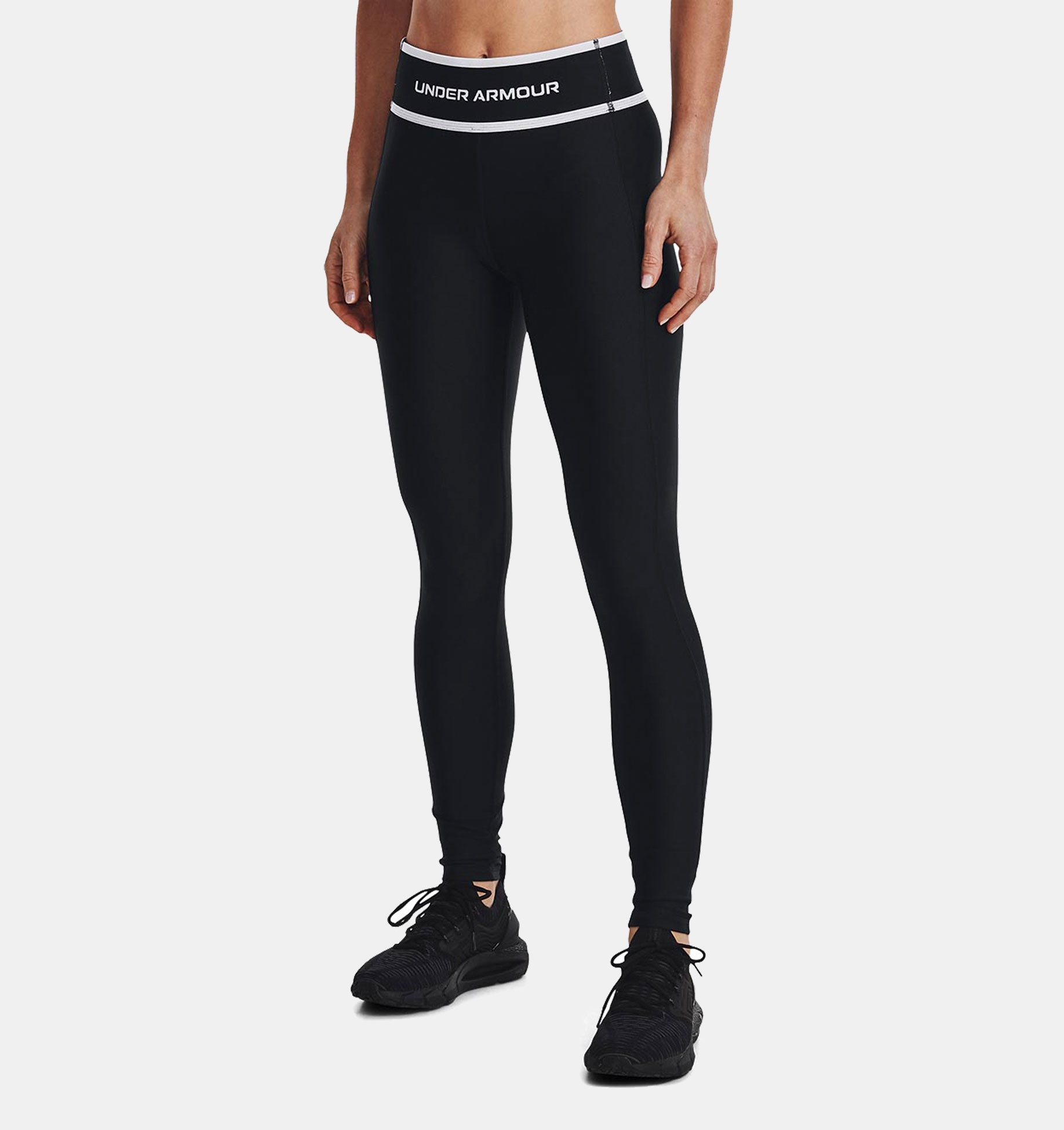 Armour Branded WB Legging-BLK,XS