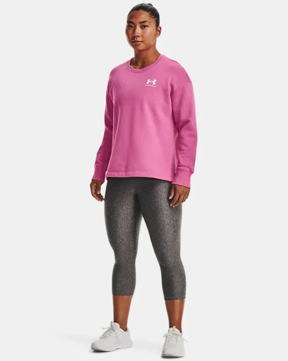 Buzo UA Rival Fleece Oversized para mujer image number 2