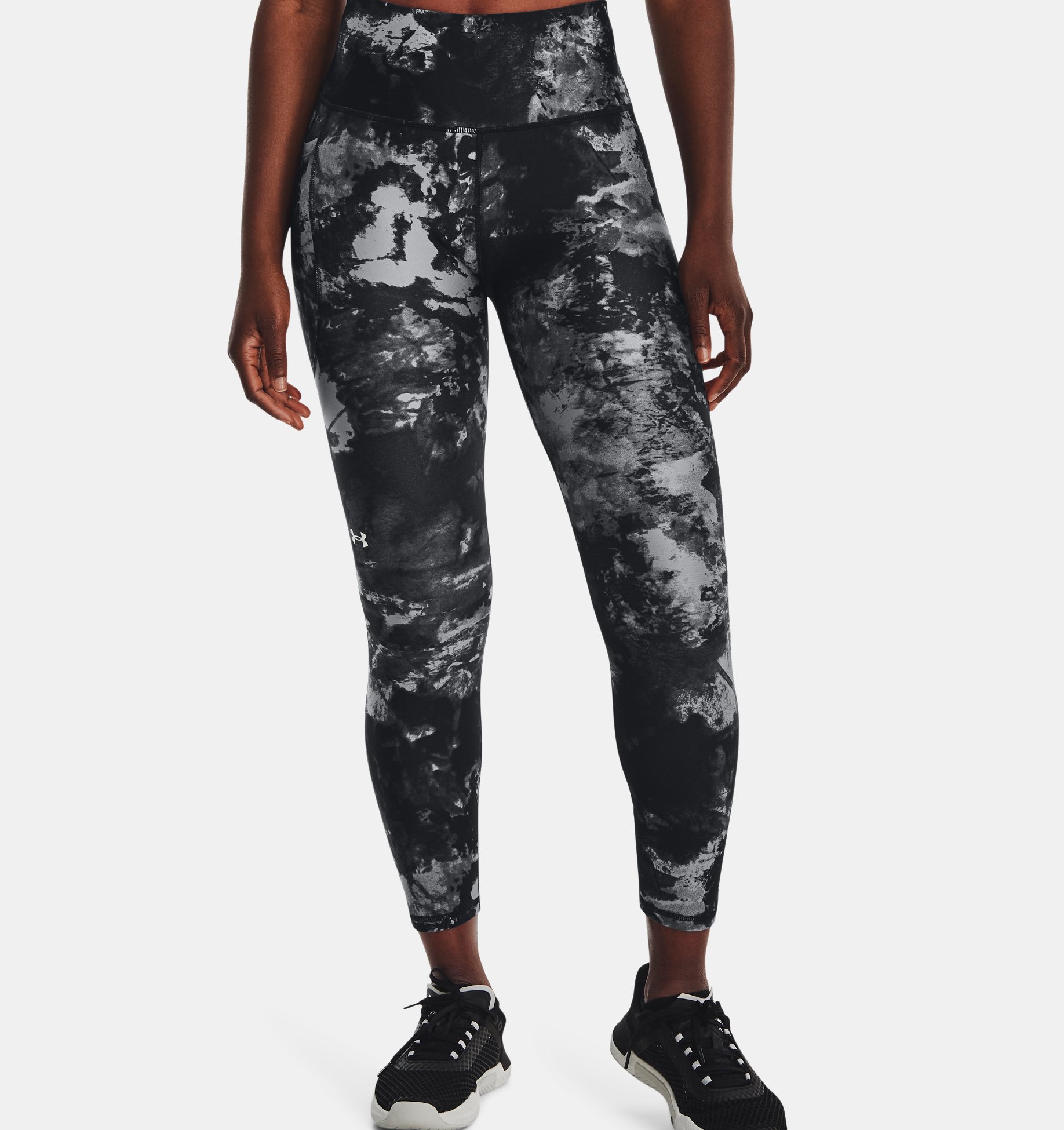 Leggings HeatGear® Armour No-Slip Waistband Printed Ankle para mujer