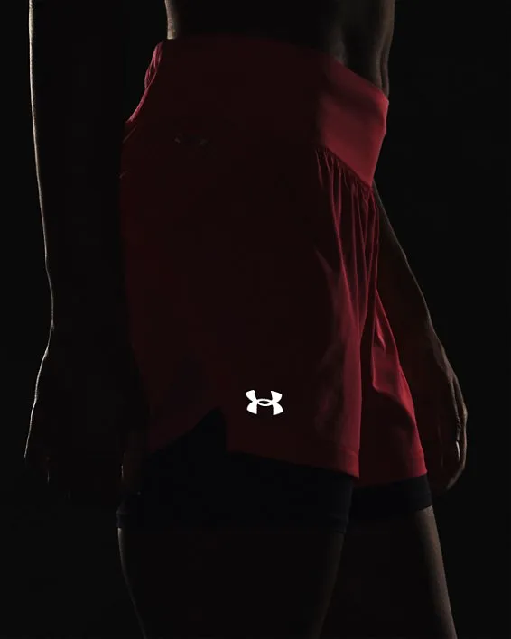 Short UA RUN STAMINA 2IN1 para Mujer image number 5