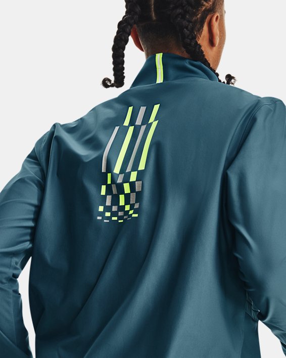 Campera de Running con capucha UA Run Anywhere para Hombre image number 1