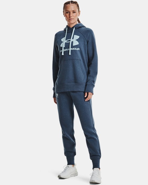 Rival Fleece Logo Hoodie-BLU,XS image number 2