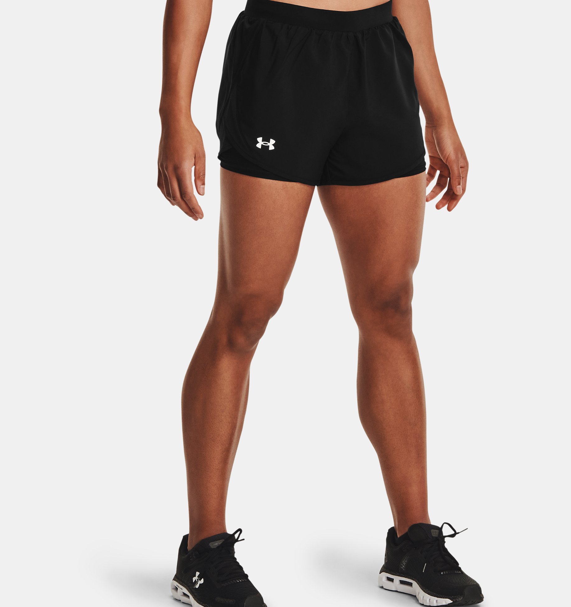 Short UA Fly By 2.0 2 en 1 para mujer