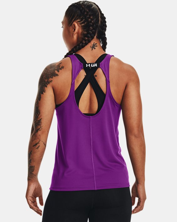 Musculosa UA Fly-By para mujer image number 1