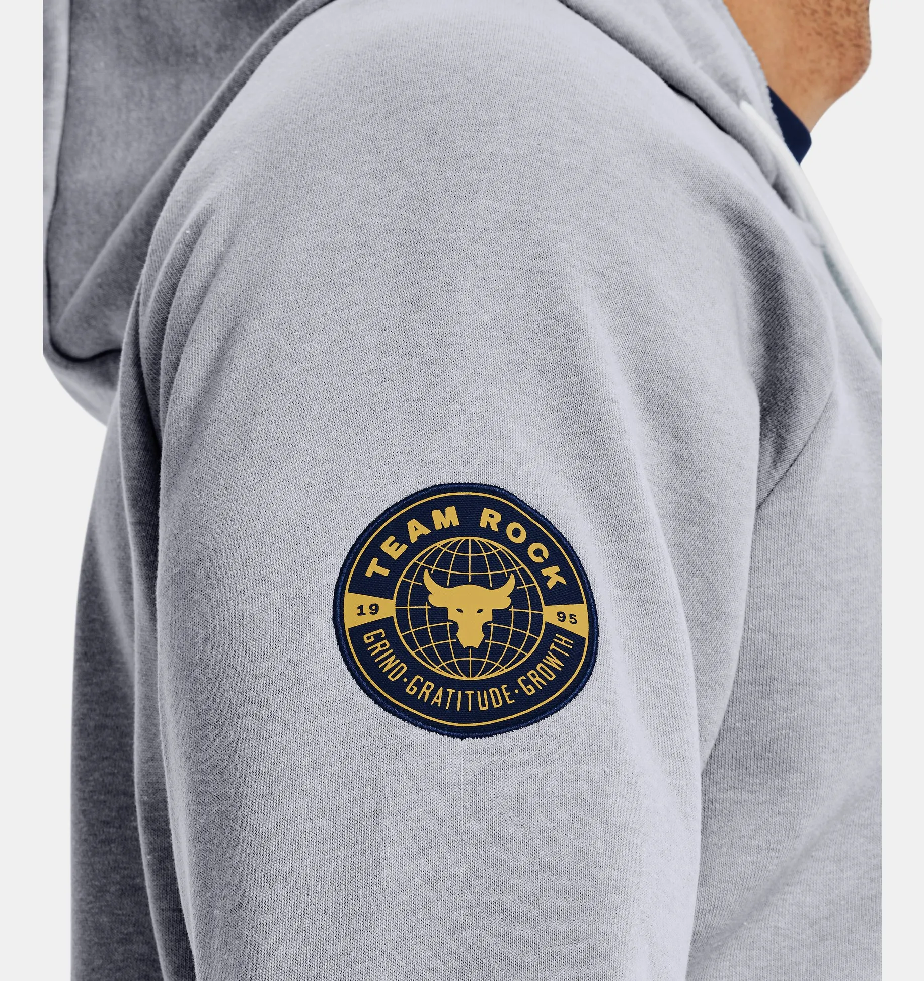 Campera Project Rock Heavyweight Terry Full-Zip para hombre image number 3