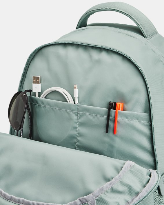 UA Hustle Signature Backpack-GRN image number 1