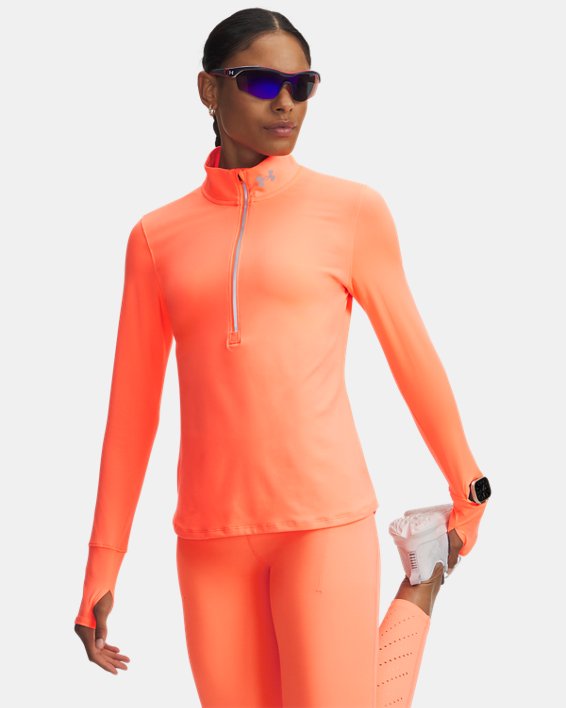 Buzo de Running Qualifier Run &frac12; Zip para Mujer