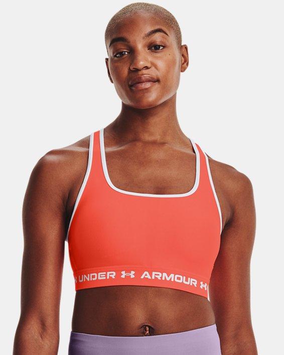 Bra deportivo de impacto medio Armour&reg; Mid Crossback para mujer image number 2