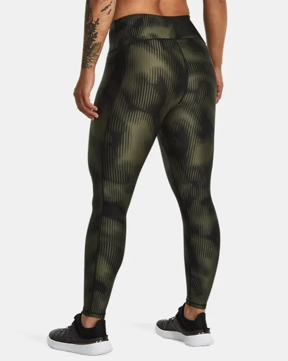 Leggings HeatGear® Armour No-Slip Waistband Printed Ankle para mujer image number 1