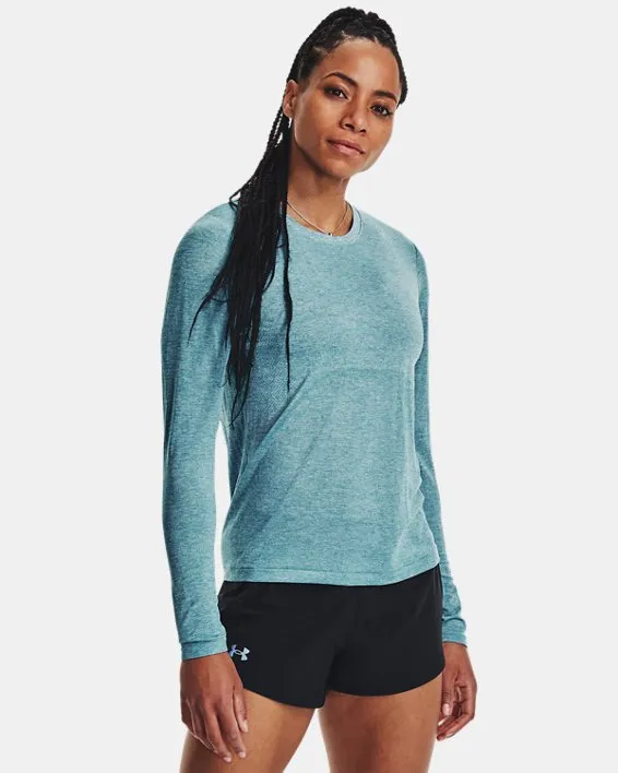 Remera manga larga UA Seamless Stride para Mujer image number 0