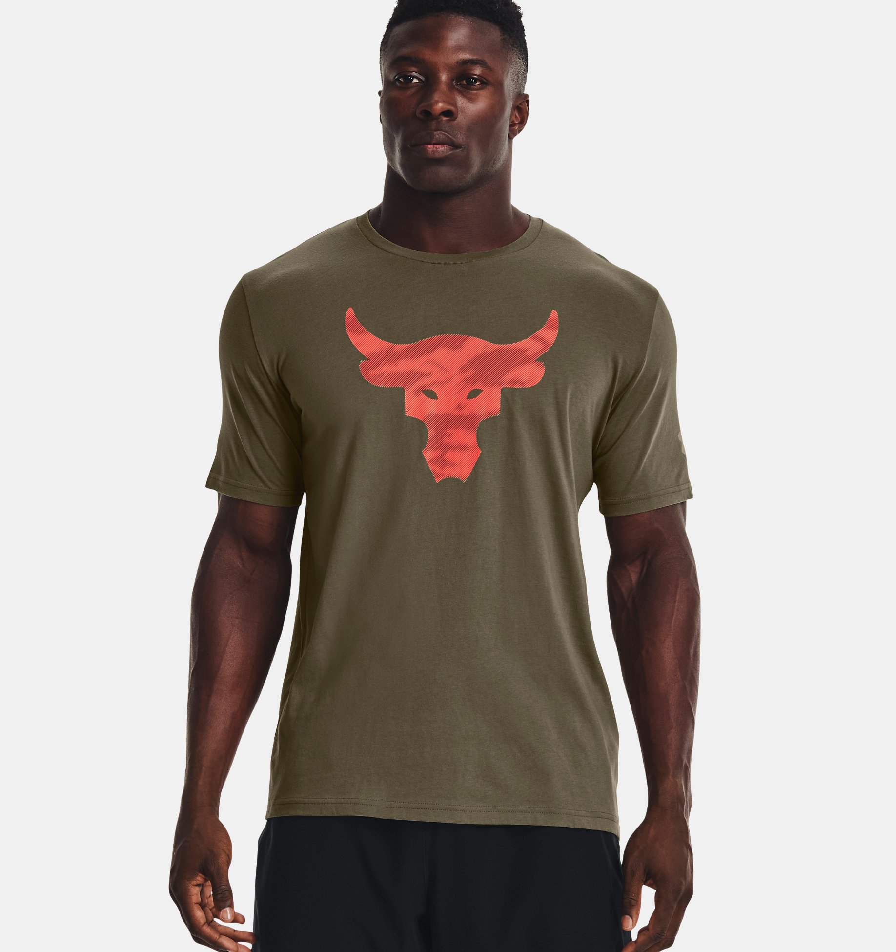 Remera UA Project Rock Brahma Bull para hombre