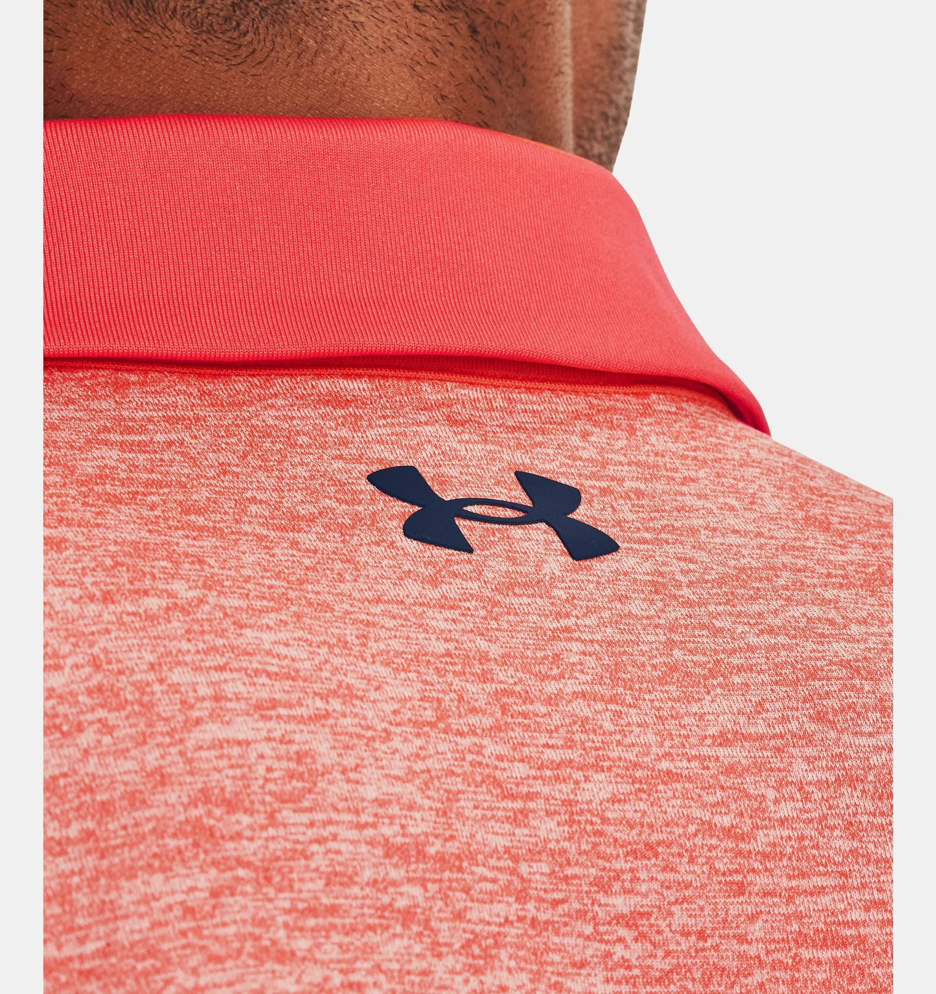 Polo Under Armour Playoff 2.0 Heather para hombre image number 3
