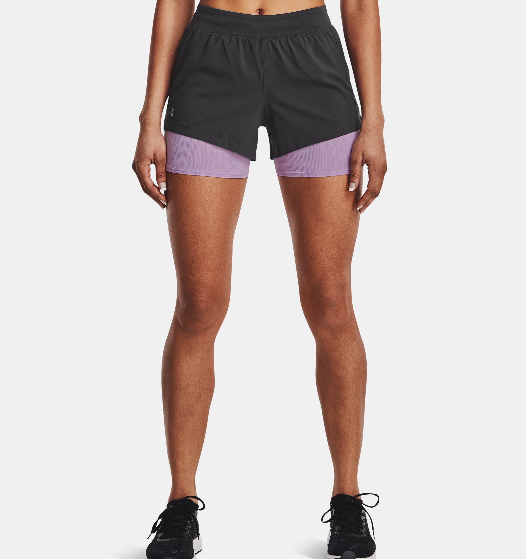 Short UA Iso-Chill Run 2-in-1 para mujer