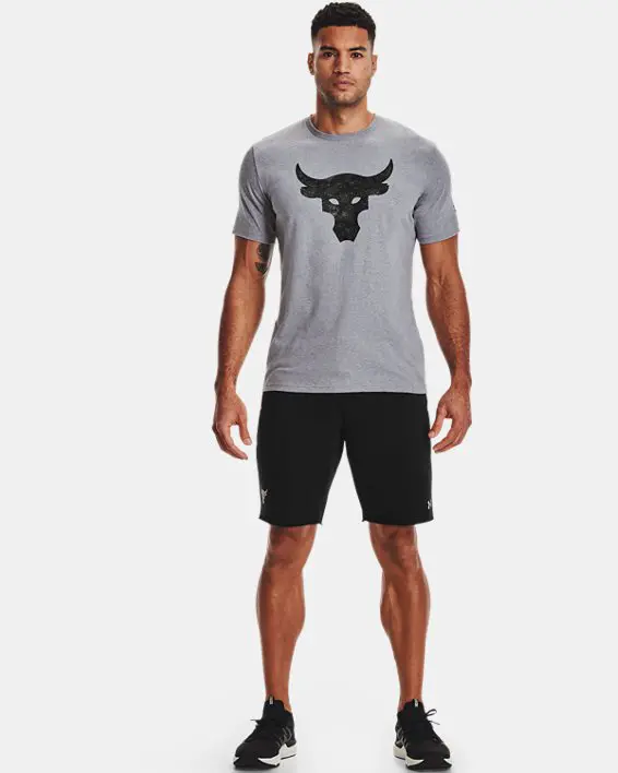 Short UA Project Rock Terry para hombre image number 2