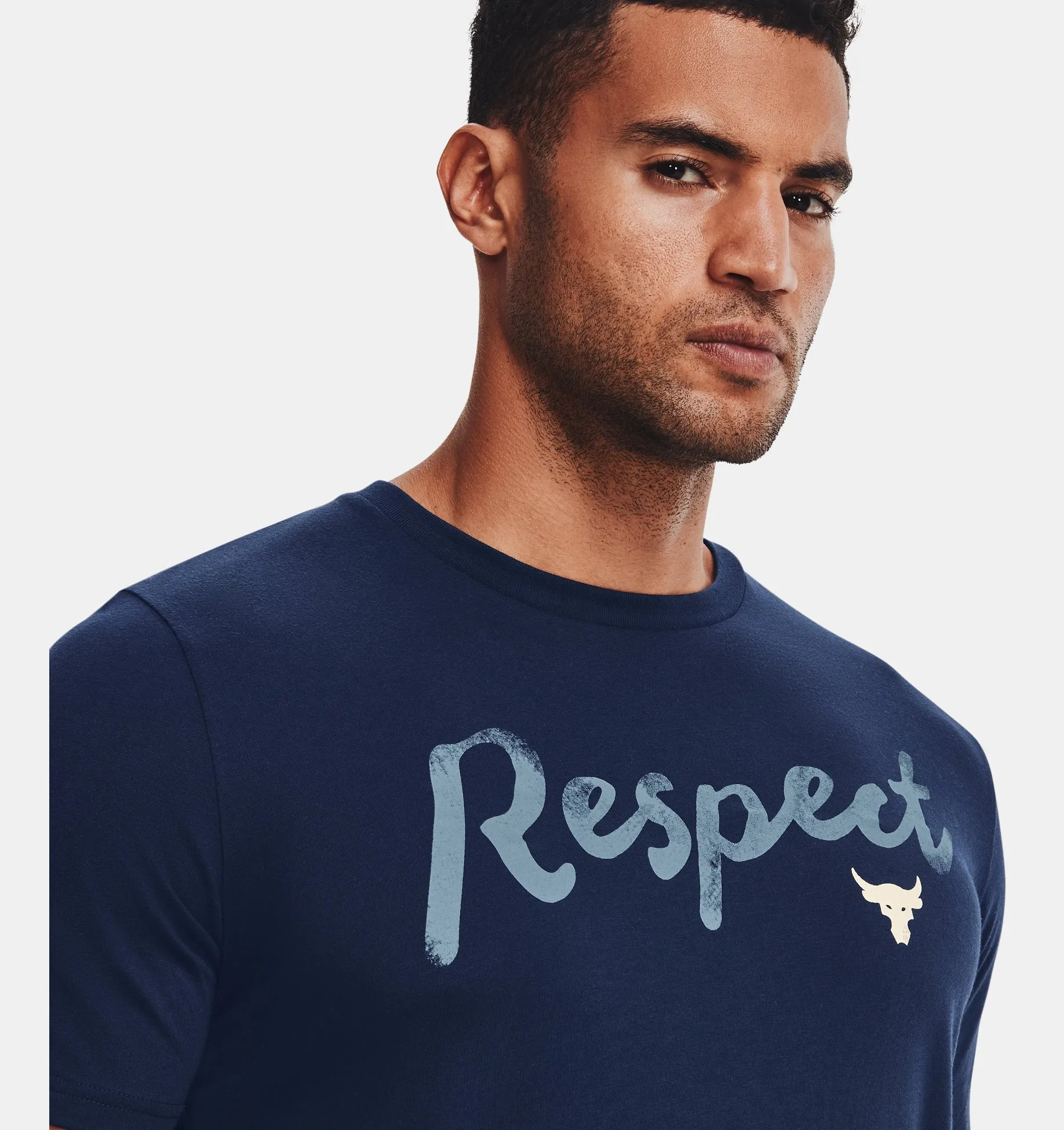 Remera manga corta Project Rock Respect Short Sleeve para hombre image number 4