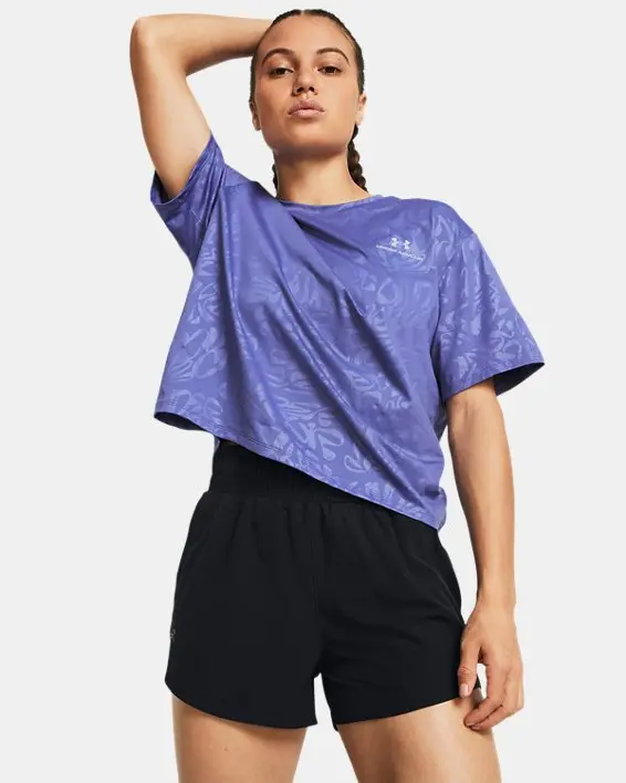 Rush Energy Emboss Crop SS