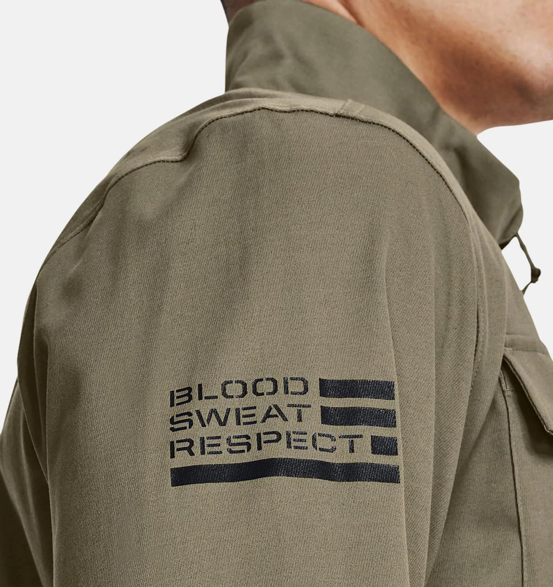 Campera con cierre UA Project Rock para hombre image number 3